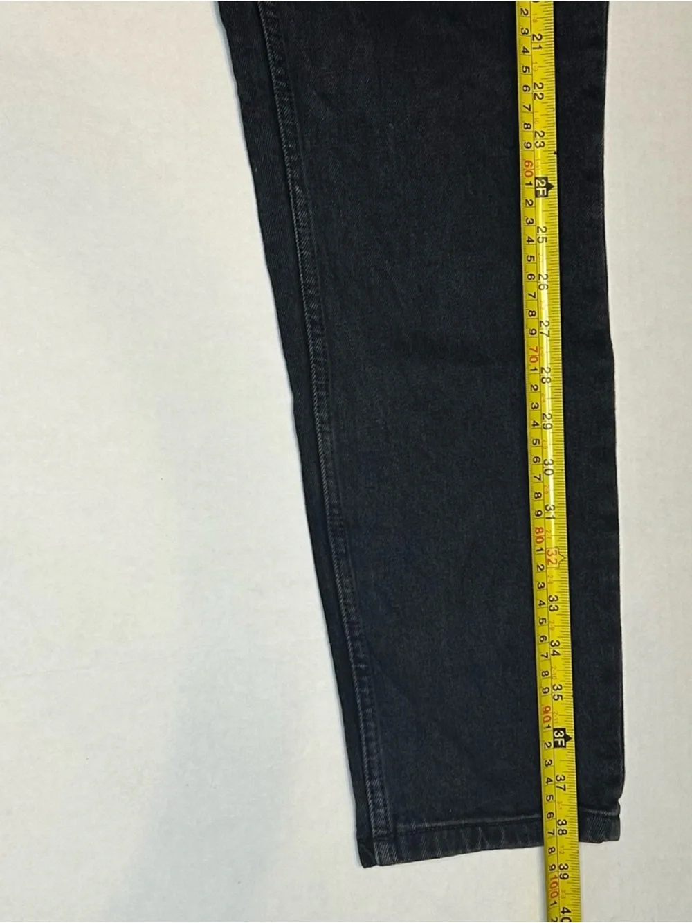 Everlane Charcoal Gray High-Rise Straight Jeans Size 28 - Picture 10 of 10